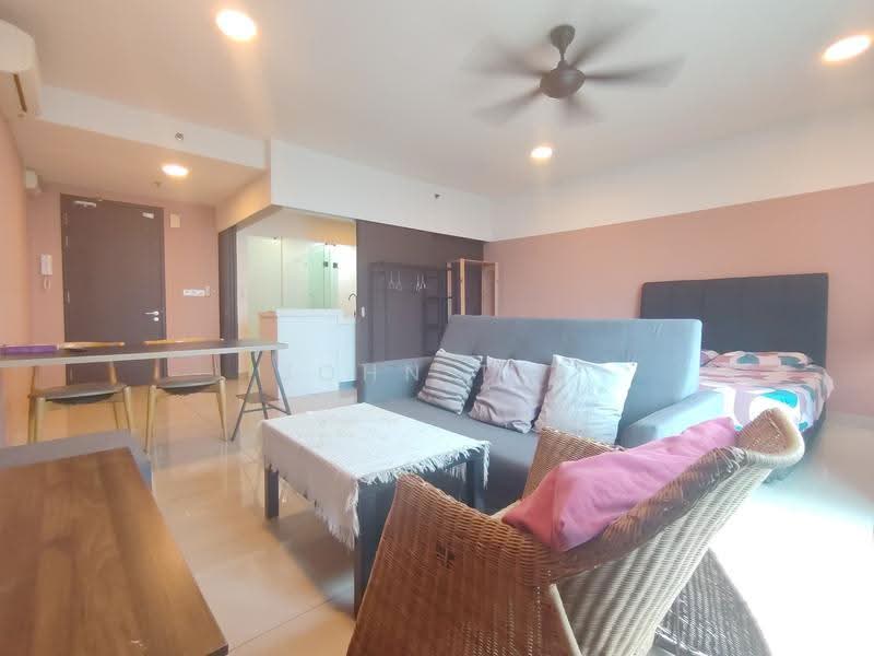 Kediaman Servis untuk Disewa di Trefoil @ Setia City - John Tee - Living Room - PropertyGuru.com.my