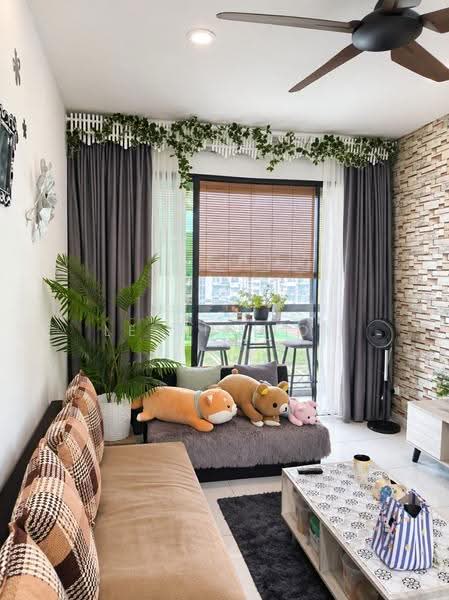Apartment for Sale at Residensi PR1MA Premier Matang, Kuching, Sarawak - Leslie Loi - Living Room - PropertyGuru.com.my