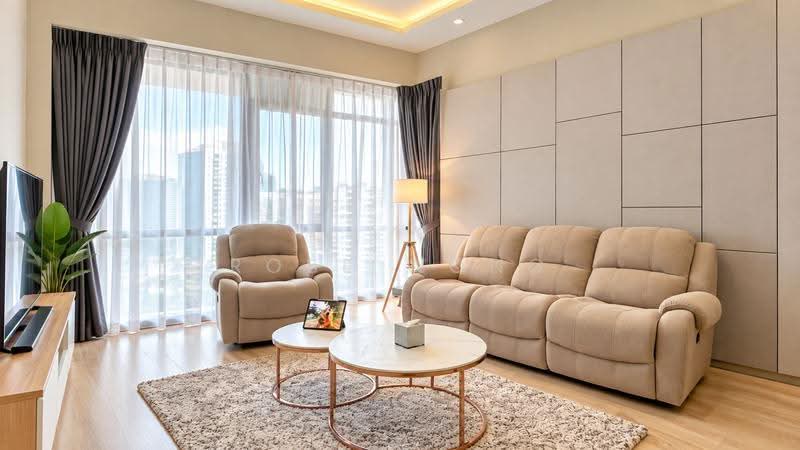 Kediaman Servis untuk Disewa di Star Residences Two - Rose Wong - Living Room - PropertyGuru.com.my