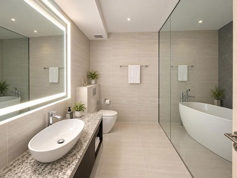 Kediaman Servis untuk Disewa di Star Residences Two - Rose Wong - Bathroom - PropertyGuru.com.my