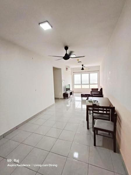 Condominium for Rent at Aspire Residence - Ruqayyah Hashim - Living Room - PropertyGuru.com.my