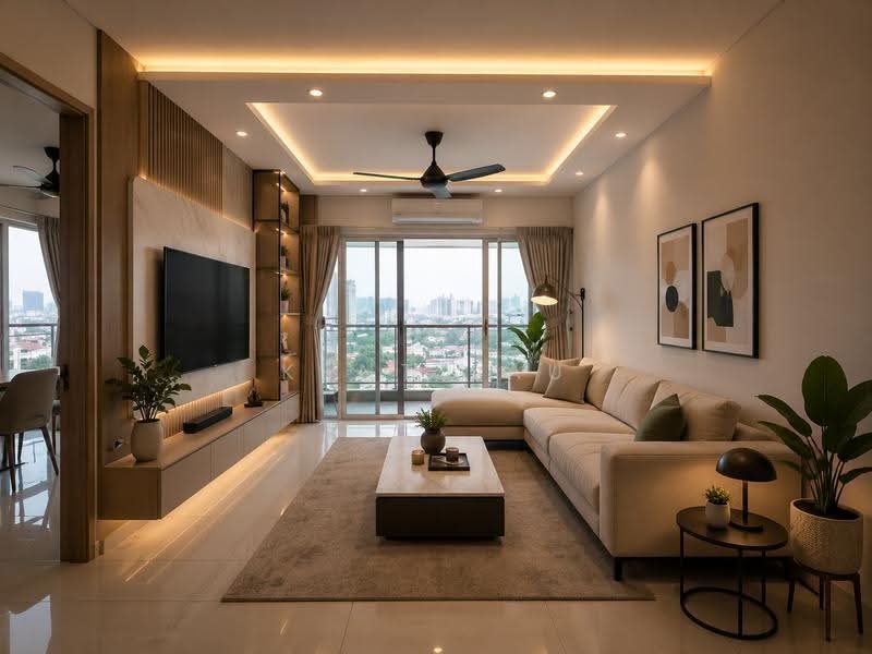 Condominium for Sale at 222 Residency - Kent Lau - Living Room - PropertyGuru.com.my
