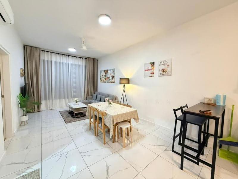 Kediaman Servis untuk Disewa di Cubic Botanical - Jacquin Tan - Living Room - PropertyGuru.com.my