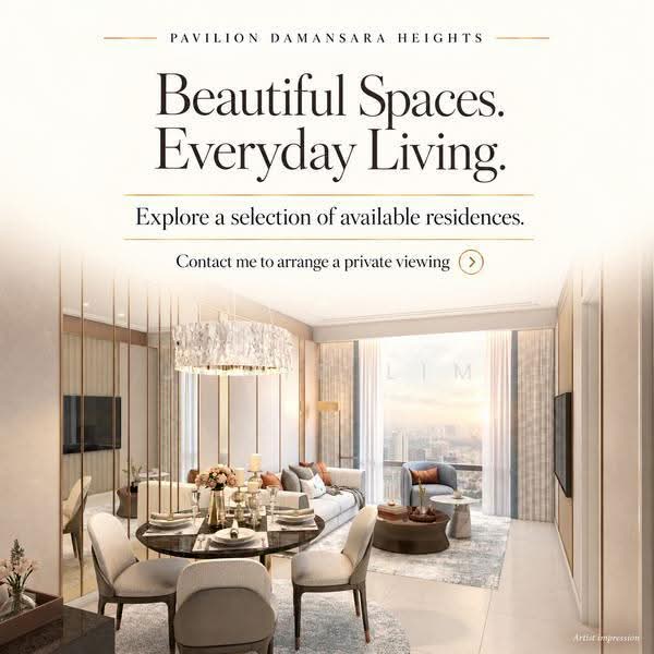 Service Residence for Sale at Pavilion Damansara Heights - Jovie Lim - Living Room - PropertyGuru.com.my