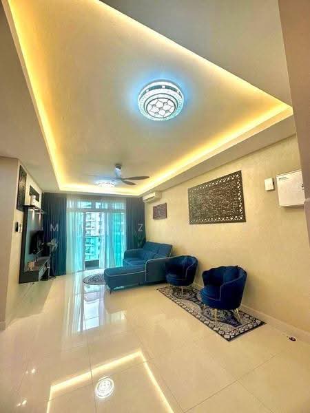 Kondominium untuk Disewa di Flora Rosa - Mu'izz Halim - Living Room - PropertyGuru.com.my