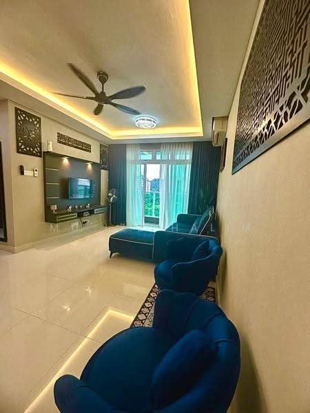 Kondominium untuk Disewa di Flora Rosa - Mu'izz Halim - Living Room - PropertyGuru.com.my