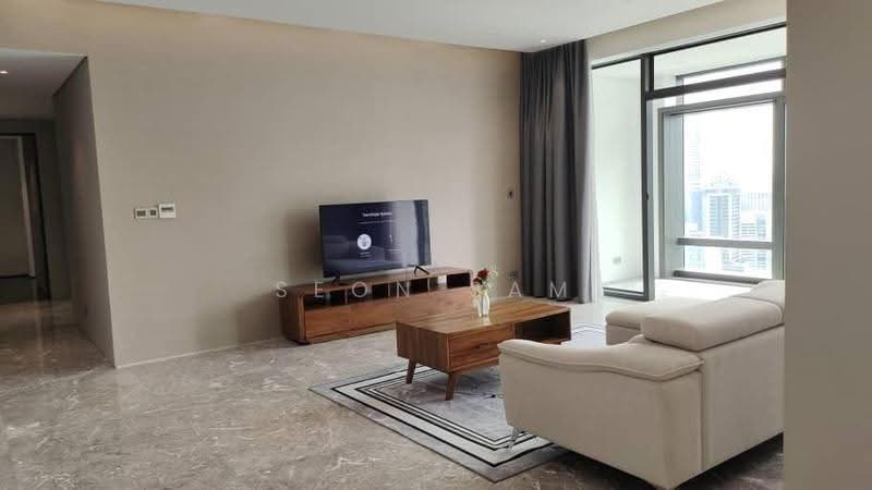 Kediaman Servis untuk Disewa di Four Seasons Place - Seon Sam - Living Room - PropertyGuru.com.my