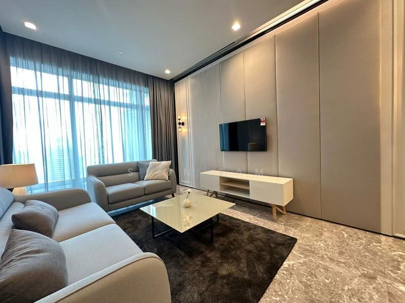 Kediaman Servis untuk Disewa di Four Seasons Place - Seon Sam - Living Room - PropertyGuru.com.my
