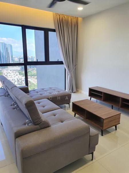 Kondominium untuk Disewa di Secoya Residence - Low Wei Chao - Living Room - PropertyGuru.com.my