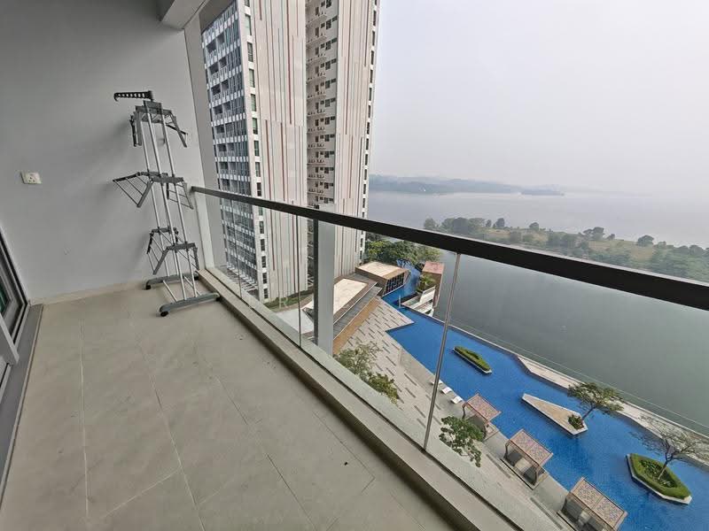 Service Residence for Rent at Southern Marina Residences - Eric Lu - Balcony - PropertyGuru.com.my