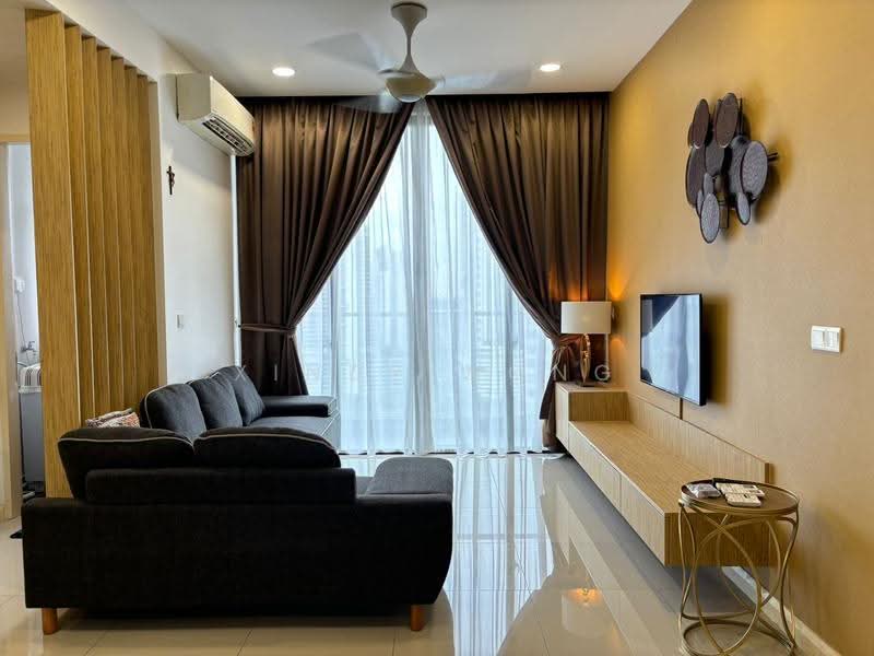 Service Residence for Rent at D'Pristine - Xindy Wong - Living Room - PropertyGuru.com.my