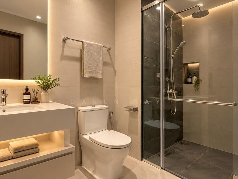 Pangsapuri untuk Dijual di R&F Princess Cove Phase 3-New Casa Suites - Daren Tay - Bathroom - PropertyGuru.com.my