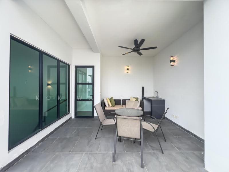 Service Residence for Rent at Tropical Villa - Kok Wah Captain - Balcony - PropertyGuru.com.my