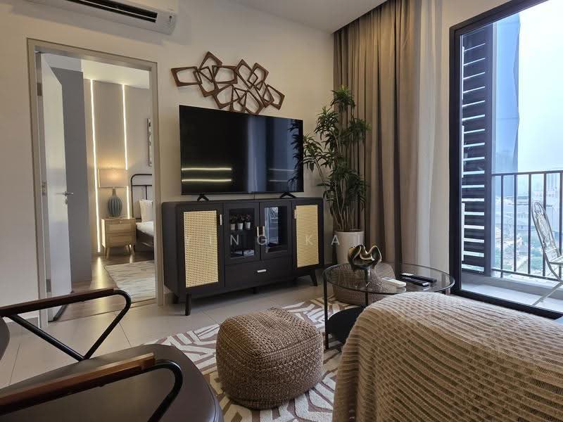 Service Residence for Sale at SWNK Houze @ BBCC - Ying Kai - Living Room - PropertyGuru.com.my