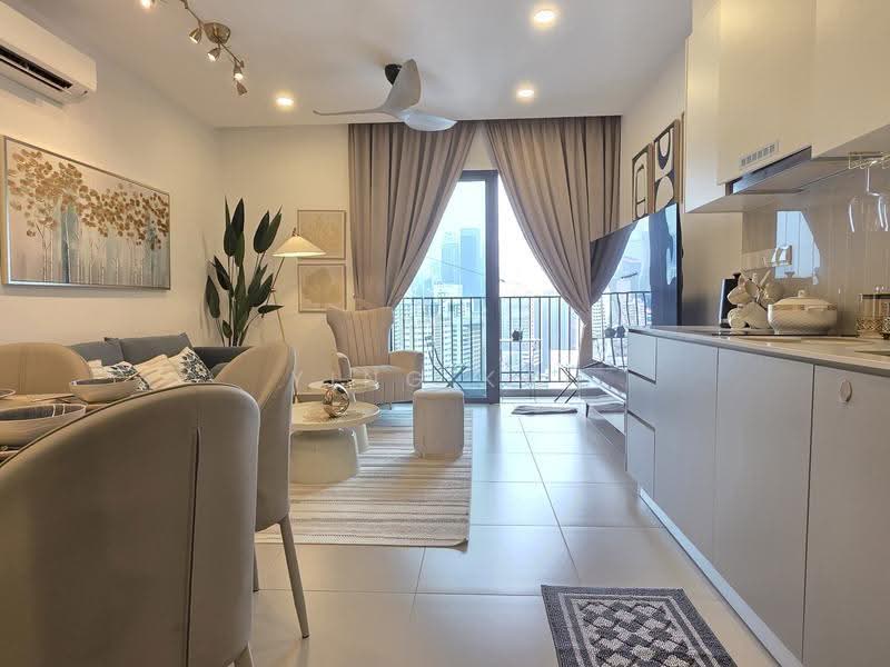 Service Residence for Sale at SWNK Houze @ BBCC - Ying Kai - Living Room - PropertyGuru.com.my