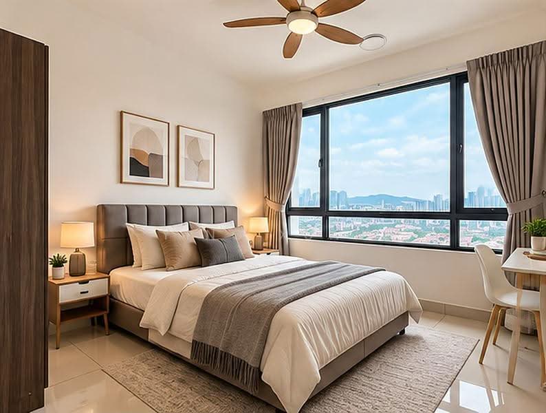Service Residence for Rent at Greenfield Residence - YING XUAN - Bedroom - PropertyGuru.com.my