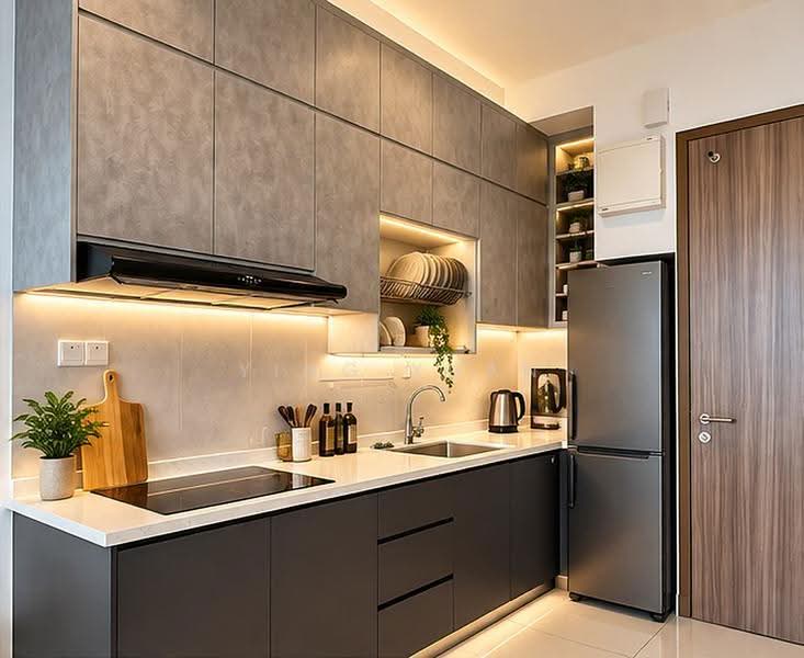 Service Residence for Rent at Greenfield Residence - YING XUAN - Kitchen - PropertyGuru.com.my