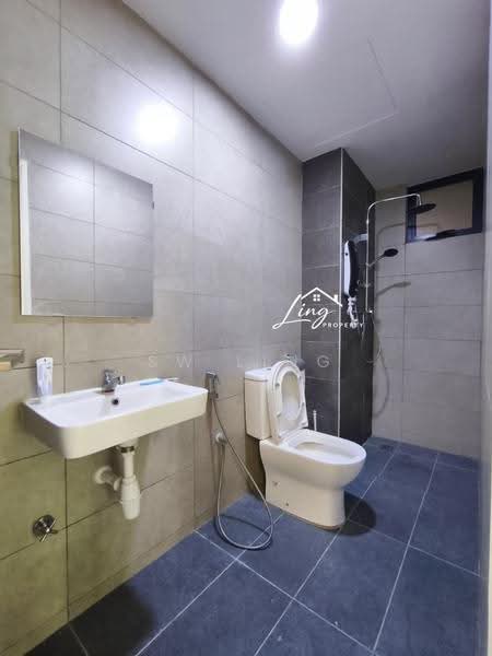 Service Residence for Rent at AraTre' Residences - SW Ling - Common Bathroom - PropertyGuru.com.my