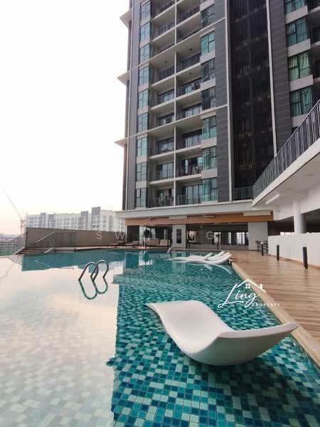 Service Residence for Rent at AraTre' Residences - SW Ling - Swimming Pool - PropertyGuru.com.my