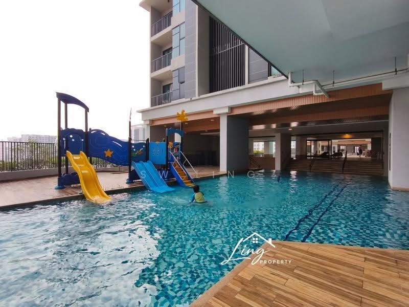 Service Residence for Rent at AraTre' Residences - SW Ling - Children Pool - PropertyGuru.com.my