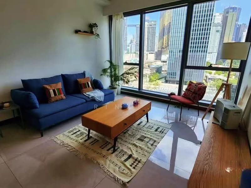 Kediaman Servis untuk Dijual di Core Residence @ TRX - Rina . - Living Room - PropertyGuru.com.my