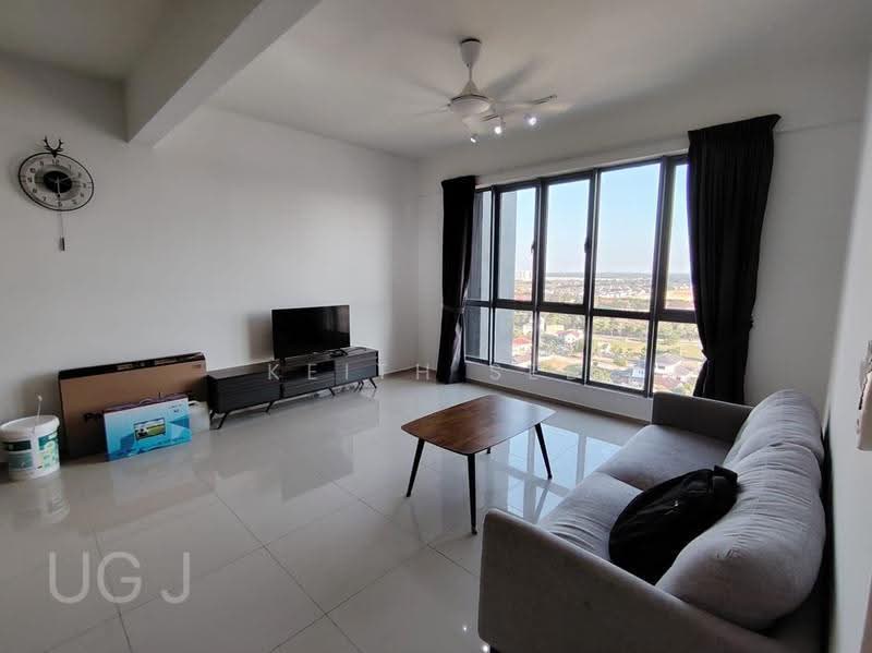 Kediaman Servis untuk Disewa di Gravit8, Klang - Keith See - Living Room - PropertyGuru.com.my