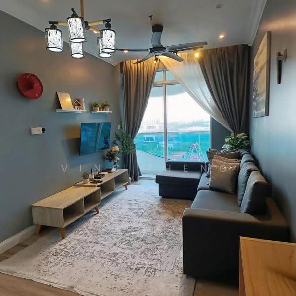 Service Residence for Rent at The Wave Residence - Vinc Pheng - Living Room - PropertyGuru.com.my