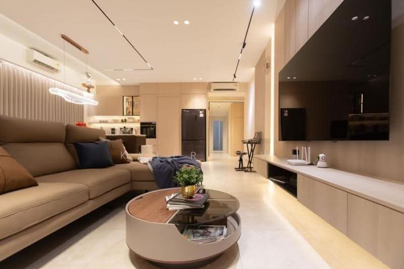 Kondominium untuk Disewa di Trinity Pentamont - Kyler Low - Living Room - PropertyGuru.com.my