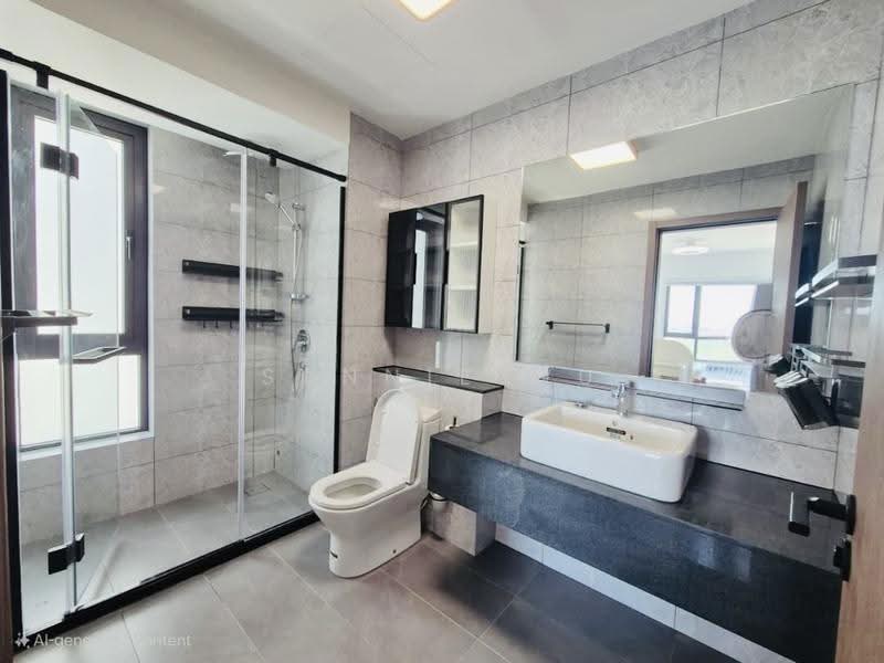 Kondominium untuk Disewa di Jesselton Twin Towers - Sunnie Wu - Bathroom - PropertyGuru.com.my