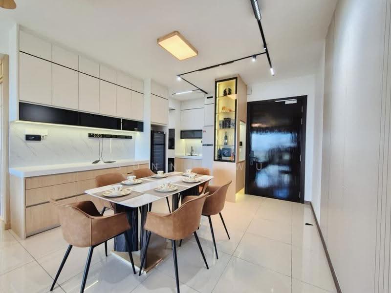 Kondominium untuk Disewa di Jesselton Twin Towers - Sunnie Wu - Dining Room - PropertyGuru.com.my