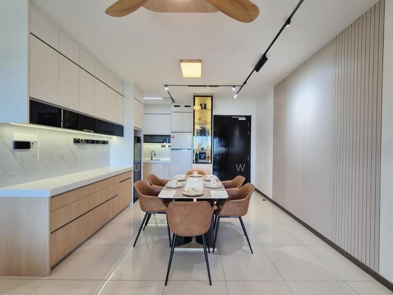 Kondominium untuk Disewa di Jesselton Twin Towers - Sunnie Wu - Dining Room - PropertyGuru.com.my