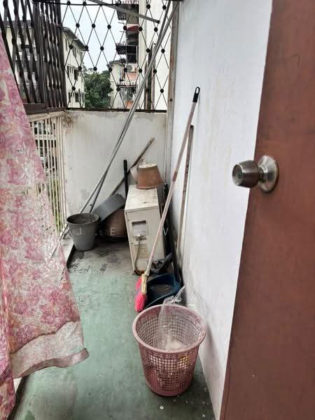 Flat for Sale at Seksyen 2 Wangsa Maju Flat - J.E. Wong - Balcony - PropertyGuru.com.my