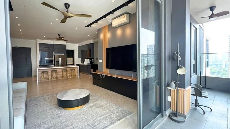 Kondominium untuk Disewa di Trinity Pentamont - Shawn Lim - Living Room - PropertyGuru.com.my