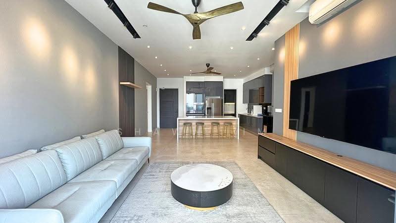 Kondominium untuk Disewa di Trinity Pentamont - Shawn Lim - Living Room - PropertyGuru.com.my