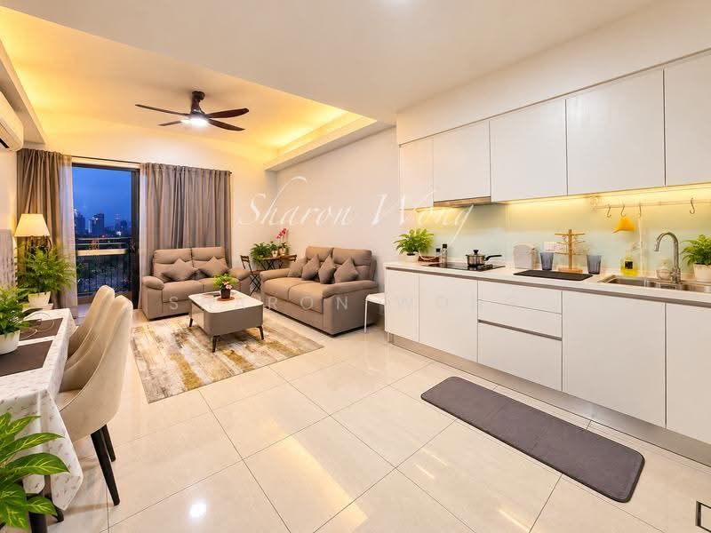 Kediaman Servis untuk Disewa di The Sentral Suites - Sharon Wong - Living Room - PropertyGuru.com.my