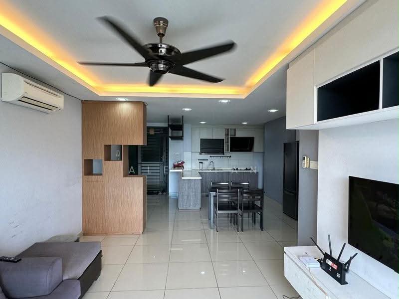 Kediaman Servis untuk Disewa di D'Ambience Residences (Pangsapuri Ikatan Flora) - ALEX TAN - Living Room - PropertyGuru.com.my