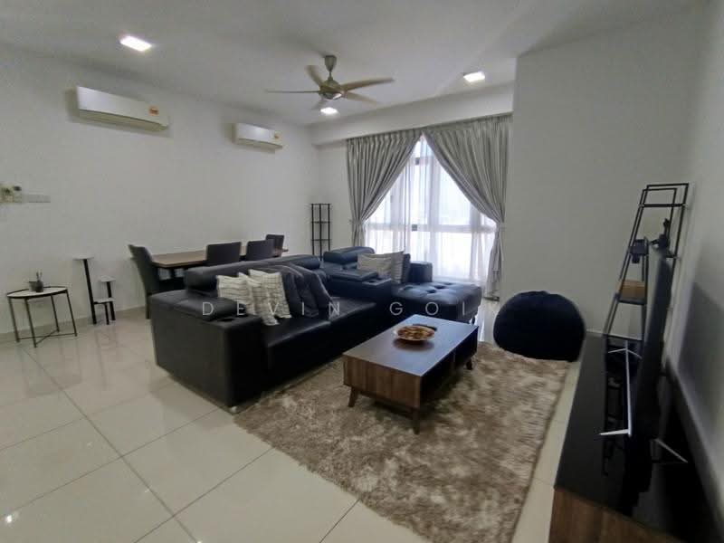 Kondominium untuk Disewa di Vivo Residential Suites - Devin Goik - Living Room - PropertyGuru.com.my