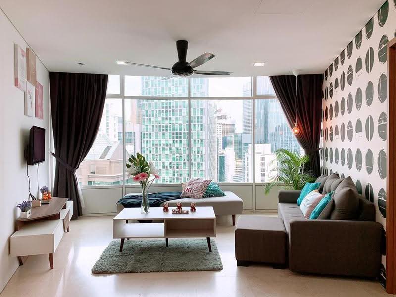 Service Residence for Sale at Vortex KLCC - Marco Tan - Living Room - PropertyGuru.com.my
