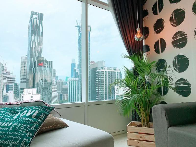 Service Residence for Sale at Vortex KLCC - Marco Tan - Living Room - PropertyGuru.com.my