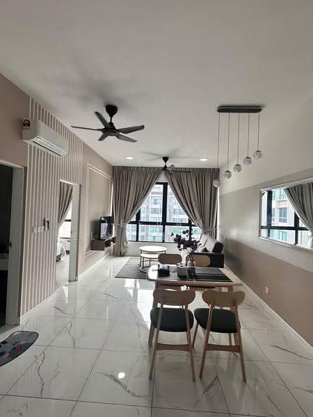 Service Residence for Rent at Cubic Botanical - Jeevan Selva Kumar - Living Room - PropertyGuru.com.my