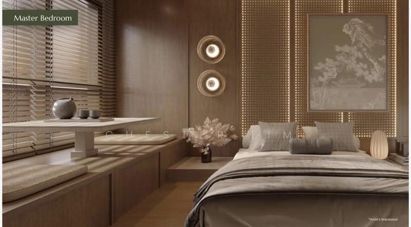 Kediaman Servis untuk Dijual di Ophira Resort Residences - Chester Lim - Master Bedroom - PropertyGuru.com.my