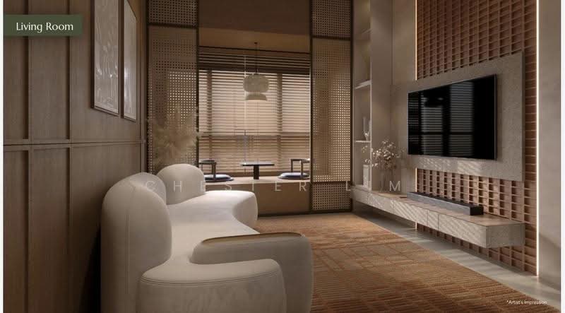 Kediaman Servis untuk Dijual di Ophira Resort Residences - Chester Lim - Living Room - PropertyGuru.com.my