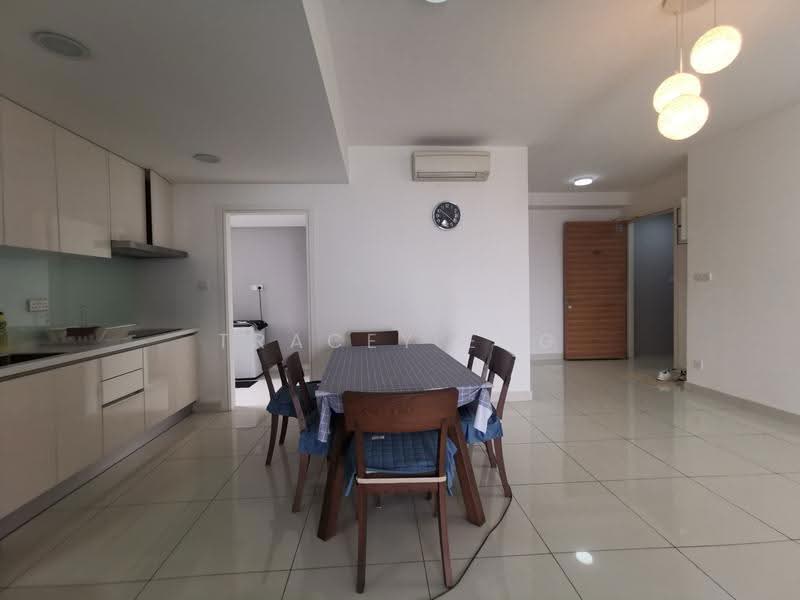 Service Residence for Rent at Teega Suites - Tracey Eng - Dining with Kitchen - PropertyGuru.com.my