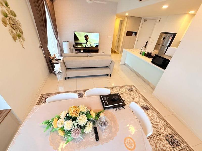 Service Residence for Rent at The Ridge - Sam Jamal - Living Room - PropertyGuru.com.my