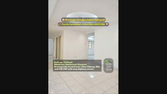 Condominium for Rent at Heritage - Wincent Chuah - PropertyGuru.com.my