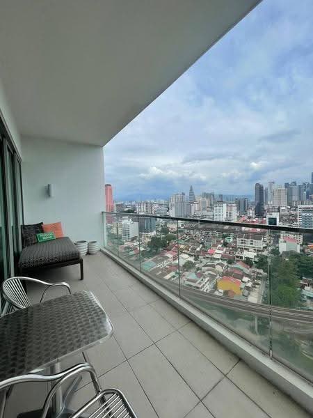 Service Residence for Rent at Regalia Residence - Amirul Shafiq - Balcony - PropertyGuru.com.my