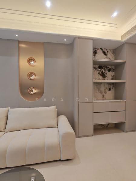 Kediaman Servis untuk Disewa di Pavilion Damansara Heights, Windsor Suites - Sara Goh - Living Room - PropertyGuru.com.my