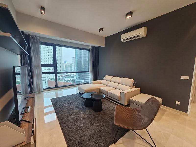 Service Residence for Sale at Vogue Suites One - Jenn Chiew - Living Room - PropertyGuru.com.my