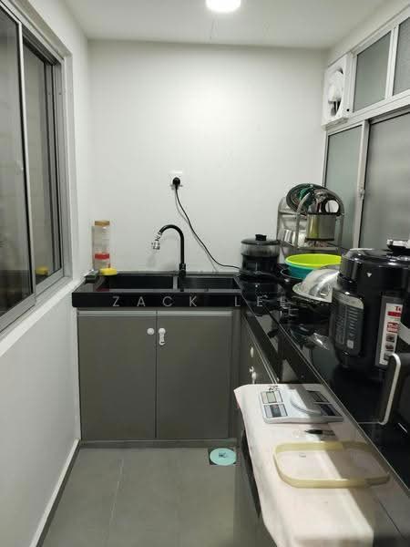 Apartment for Rent at D'Kristal - Zack Lee - wet Kitchen - PropertyGuru.com.my