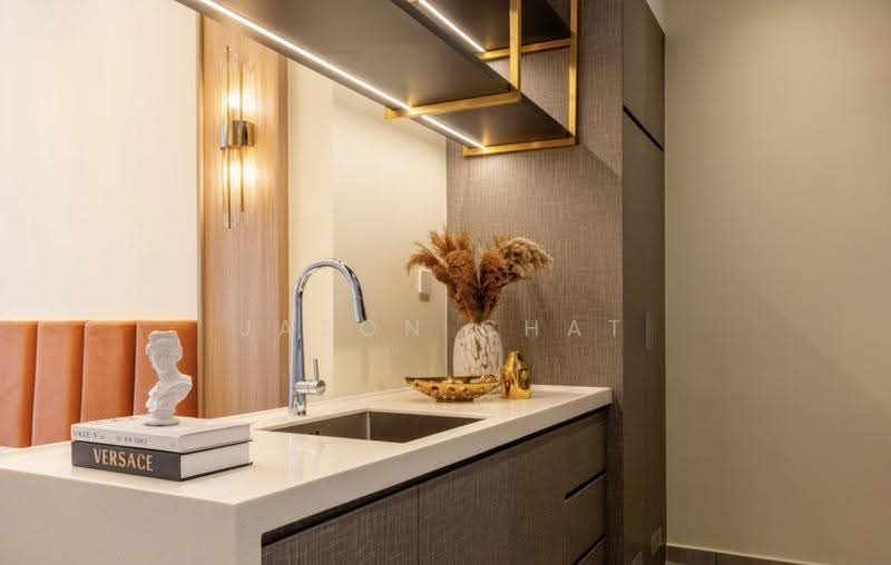 Service Residence for Sale at Twin Arkz - Jason Chat - Kitchen - PropertyGuru.com.my